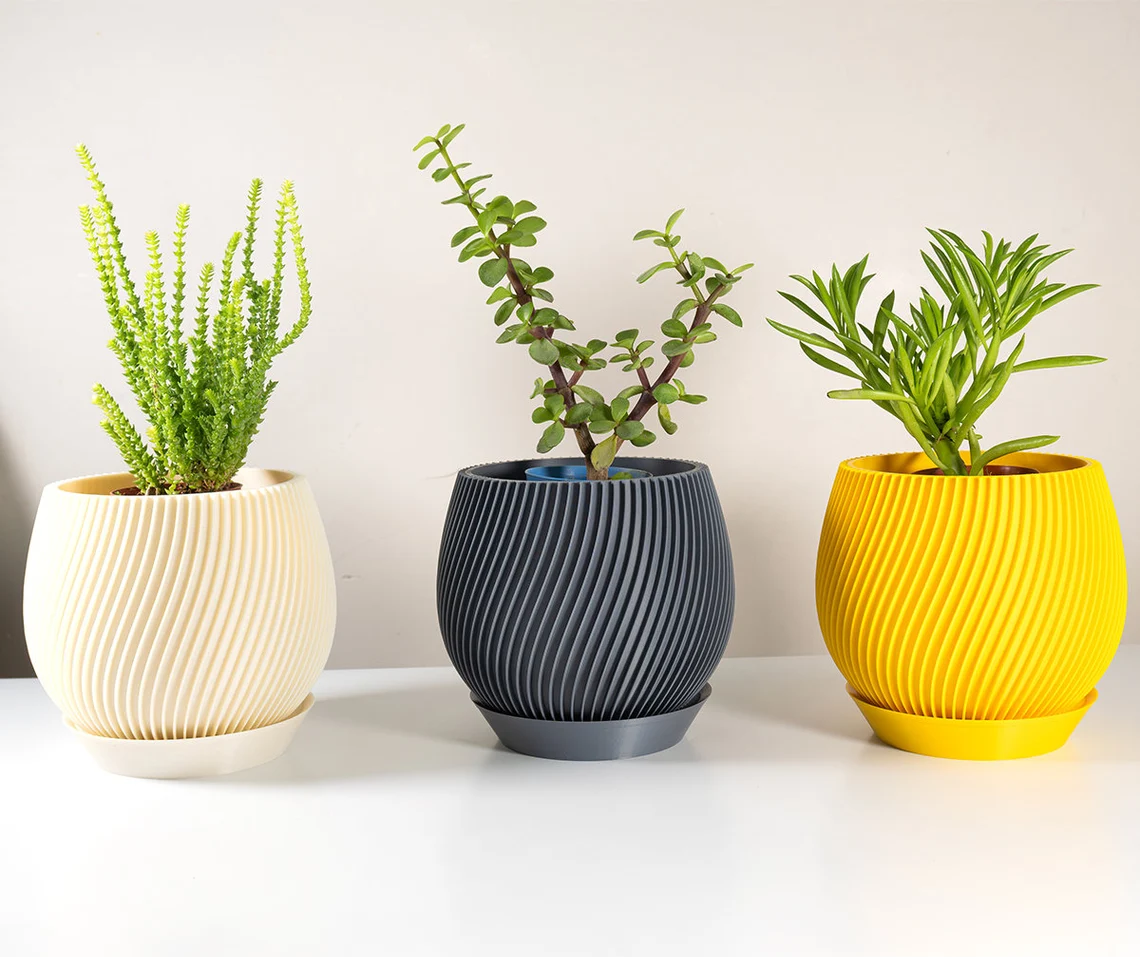 3d printed pots for plants 3D Printed Planter